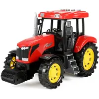 Toi-Toys Tractor Groot met Licht en Geluid Rood