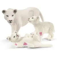 Schleich WILD LIFE - Leeuwenmoeder met welpjes - Speelfigurenset - Kinderspeelgoed voor Jongens en Meisjes - 3 tot 8 jaar - 42505