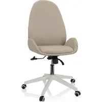 Hjh OFFICE Bureaustoel / draaistoel AVEA I stof beige