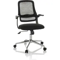 Hjh OFFICE Bureaustoel / draaistoel MIKO B ECO mesh / stof zwart