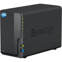 Synology DS223 NAS-station, 6 TB, met 2 WD Red Plus schijven en Realtek Rtd1619b quad-core processor