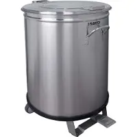 Saro Afvalbak 50 liter met voetpedaal en soft-close deksel, model MPS 50
