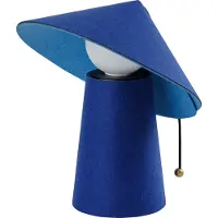 Osram LED-tafellamp Decor Flip, dimbaar, blauw, Woon-/ Eetkamer, Textiel / Stof / Zijde, LED tafellamp