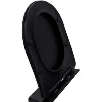Siko SAT LOFTY toiletbril met TakeOff-mechanisme en SoftClose-functie, mat zwart