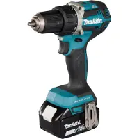 Makita DDF 484 RTE accuboormachine 18 V 54 Nm borstelloos + 2x accu 5,0 Ah + oplader + koffer