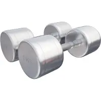 Gorilla Sports Dumbellset 30 kg (2 x 15 kg) Chroom