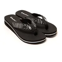 Brasileras Teenslipper 'Maya' zwart / wit