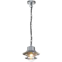 Elstead Lighting LED Buiten Hanglamp Copenhagen | 1X E27 Max 60W | IP44 | Dimbaar | Silver