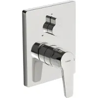 Hansa Polo - Afdekset voor badkraan, 2 functies, chroom 80609093