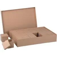 Rayher Hobby Materialen Adventskalender van karton, 26 x 38 cm