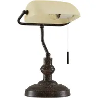 LINDBY Tafellampe , Profina, Roestbruin, Woonkamer, Metaal, Antiek