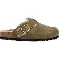 Scholl Klomp Women Fae New F Suede Sa Khaki-Schoenmaat 38
