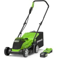 Greenworks 33 cm Accu-grasmaaier GD24LM33K4 - 2516107UB - Inclusief oplader + 4Ah accu-set