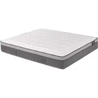 Vente-unique Matras 180x 200cm hybride 7-zones pocketveren en vormgeheugen dikte 30cm - ASGARD van DREAMEA L 200 cm x H 30 cm x D 180 cm