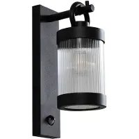 LINDBY Buitenverlichting , Yrene, dimbare, Zwart, Terras, Aluminium, Modern