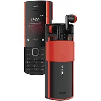 Nokia 5710 XA, met balkdisplay, dual-SIM, 6,1 cm (2,4 inch), 0,3 MP camera, 1200 mAh batterij, zwart