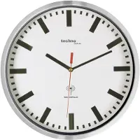 Technoline WT 8990, Wandmodel, Rond, Zwart, Wit, AA LR06, 30 cm