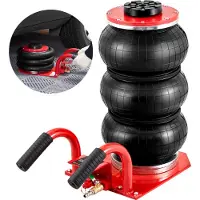 Vevor Luchttrolley - - ZG-G - 3 T - Draagbaar - 14-45 cm - Rood