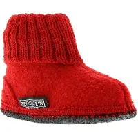 Bergstein Cozy pantoffel Rood Jongens/Meisjes Wol Effen - maat 36