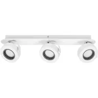 Osram LED plafondspot VENUS, wit, 3-lamps, metaal 3.000 K VENUS, wit / opaal, Woon-/ Eetkamer, metaal, Modern, LED plafondlamp