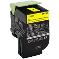 Lexmark Toner 80C2XY0 (802XY) Geel Extra hoge capaciteit