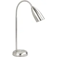 Highlight Moderne tafellamp Touchy Metal nikkel