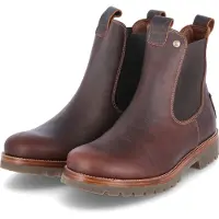 Panama jack Chelsea boots 'Grass' kastanjebruin / donkerbruin / goud