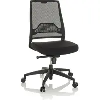 Hjh OFFICE Bureaustoel / Draaistoel PORTO ECO I Zitting Stof / Rug Mesh zwart