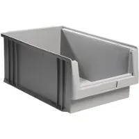 LA-KA-PE Magazijnbak | L500xB315xH200 mm | PP grijs | 8 stuks - 01350 02 05 01350 02 05