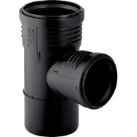 Geberit Silent-PP T-stuk 87,5°, DN 150 / 125, dø 160 mm, 390.752.14.1