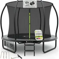 Juskys Trampoline / Buitentrampoline S - Incl. Veiligheidsnet en Randbescherming - Ø228 cm
