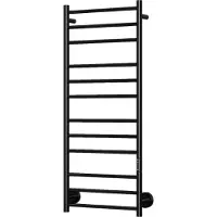 TVS Design Plus 12 elektrische handdoekradiator zwart 50x116cm