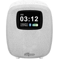 Sangean Digitale white noise klokradio, wit