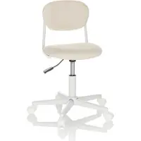 Hjh OFFICE Kinder Bureaustoel / Bureaustoel KIDDY BASE I Stof beige