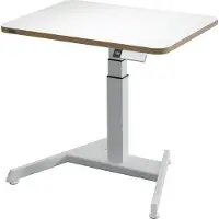 Leitz 65340001 Zit-sta-bureau Kleur tafelblad: Wit Elektrisch in hoogte verstelbaar, In hoogte verstelbaar Hoogte (max.): 1.3 cm