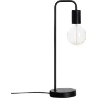 Atmosphera Keli rechte lamp 45 cm hoog, zwart metaal