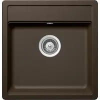 Schock onderbouw spoelbak, inbouwmodel Mono N-100S U, brons, inclusief afvalbak