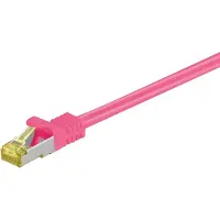 Pro Netwerkkabel | Cat7 S/FTP | 10 meter (100% koper, LSZH, Roze)