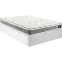 Vente-unique Set 160 x 200 cm wit kofferbed + pocketverenmatras met traagschuim topmatras dikte 21cm - VITOGO van YSMÉE