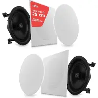 Pyle Luidsprekers- Plafondluidsprekers- Wandluidsprekers- Plafondspeakers- Inbouwluidsprekers voor Thuis - 2-Weg Speakers- Luidsprekersysteem voor in het Plafond - 300 Watt