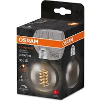 Osram LED lamp E27 | Globe G80 | Vintage 1906 Spiral | Smoke | 1800K | Dimbaar | 7.8W (30W)