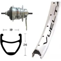 Winora Vuelta Airline 1 Shimano Nexus 7s Voorwiel