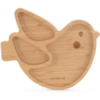 Miniland Chick Wooden Plate Tableware Goud