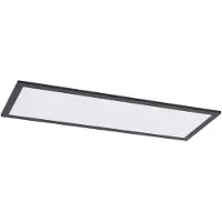 LINDBY Plafondlamp , Nelios, dimbare, Zwart, Keuken, Kunststof, Modern