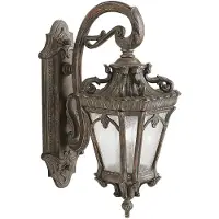 Kichler LED Wand Buitenlamp Tournai | 2X E14 Max 60W | IP44 | Dimbaar | Londonderry