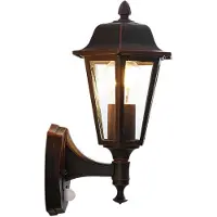 LINDBY Noor Buiten Wandlamp w/Sensor Rust -