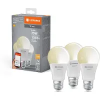 Ledvance Slimme LED lamp met WiFi technologie, E27-basis matte optiek ,Warm wit