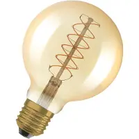 Osram LED lamp E27 | Globe G95 | Vintage 1906 Spiral | Goud | 2200K | Dimbaar | 4.8W (37W)