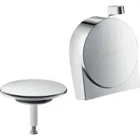 Hansgrohe Exafill S afbouwdeel S badvul-, overloop- en afvoergarnituur, chroom