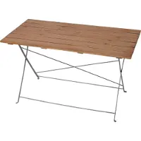 Mendler Bier tuintafel Berlijn, klaptafel tuintafel, acacia gelakt 120x60x75cm ~ natuur